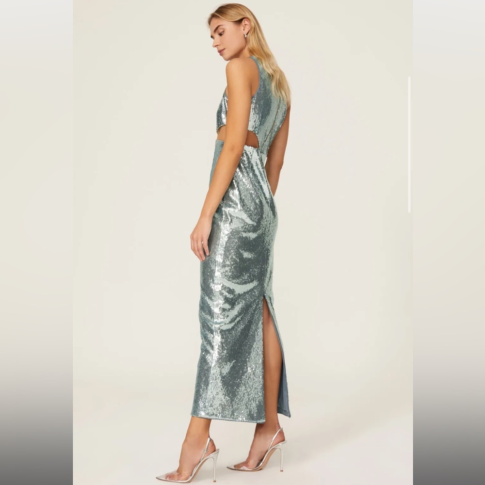 Toccin Sequin Cut Out Gown, RTR - Picture 3 of 14